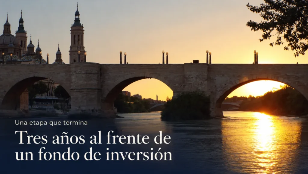 Una etapa que termina: tres años como gestor y director de inversiones del fondo de inversión Tesys Internacional FI. Antonio Fernández Quesada